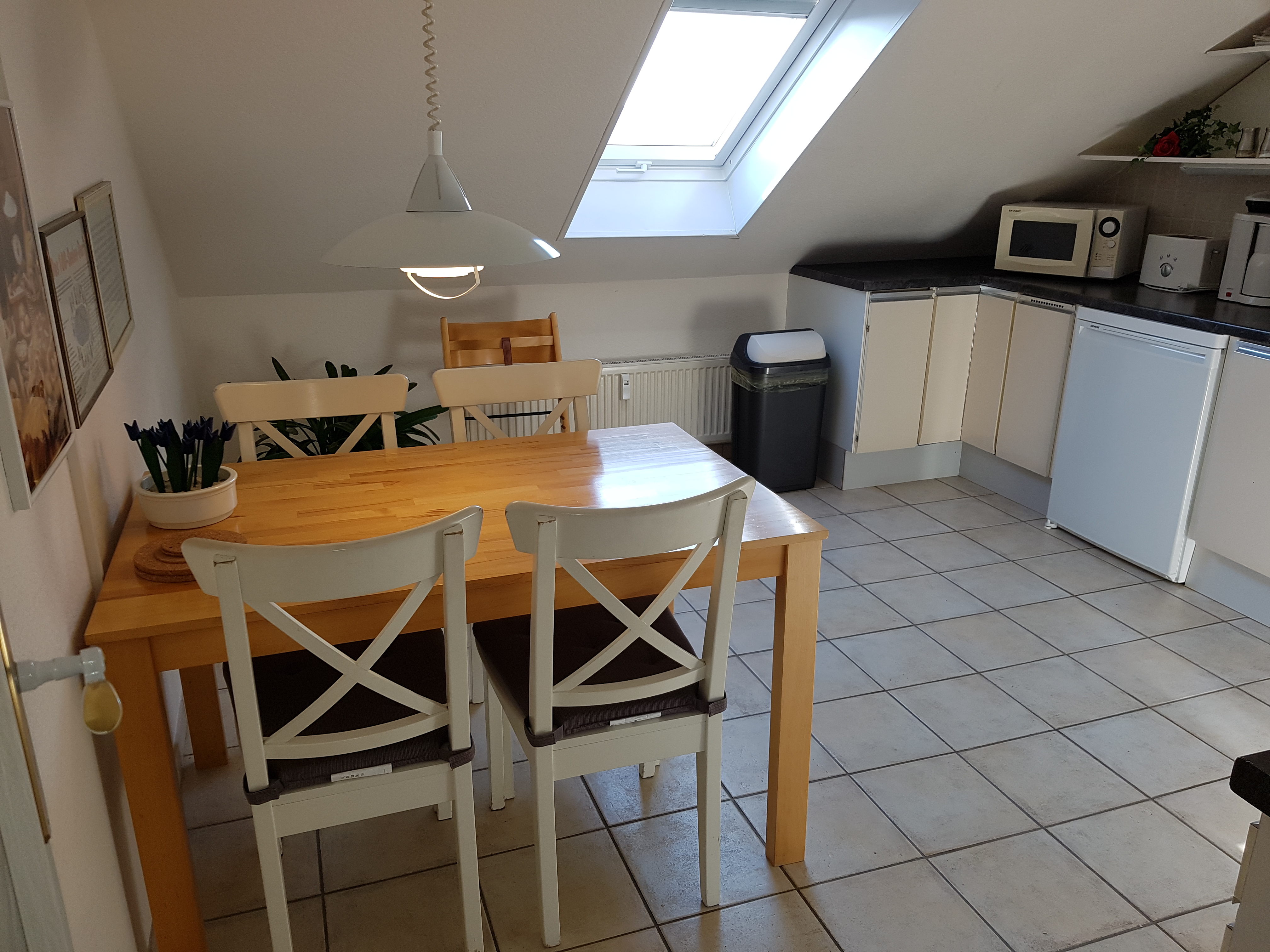 Separater Schlafraum mit 2 Einzelbetten