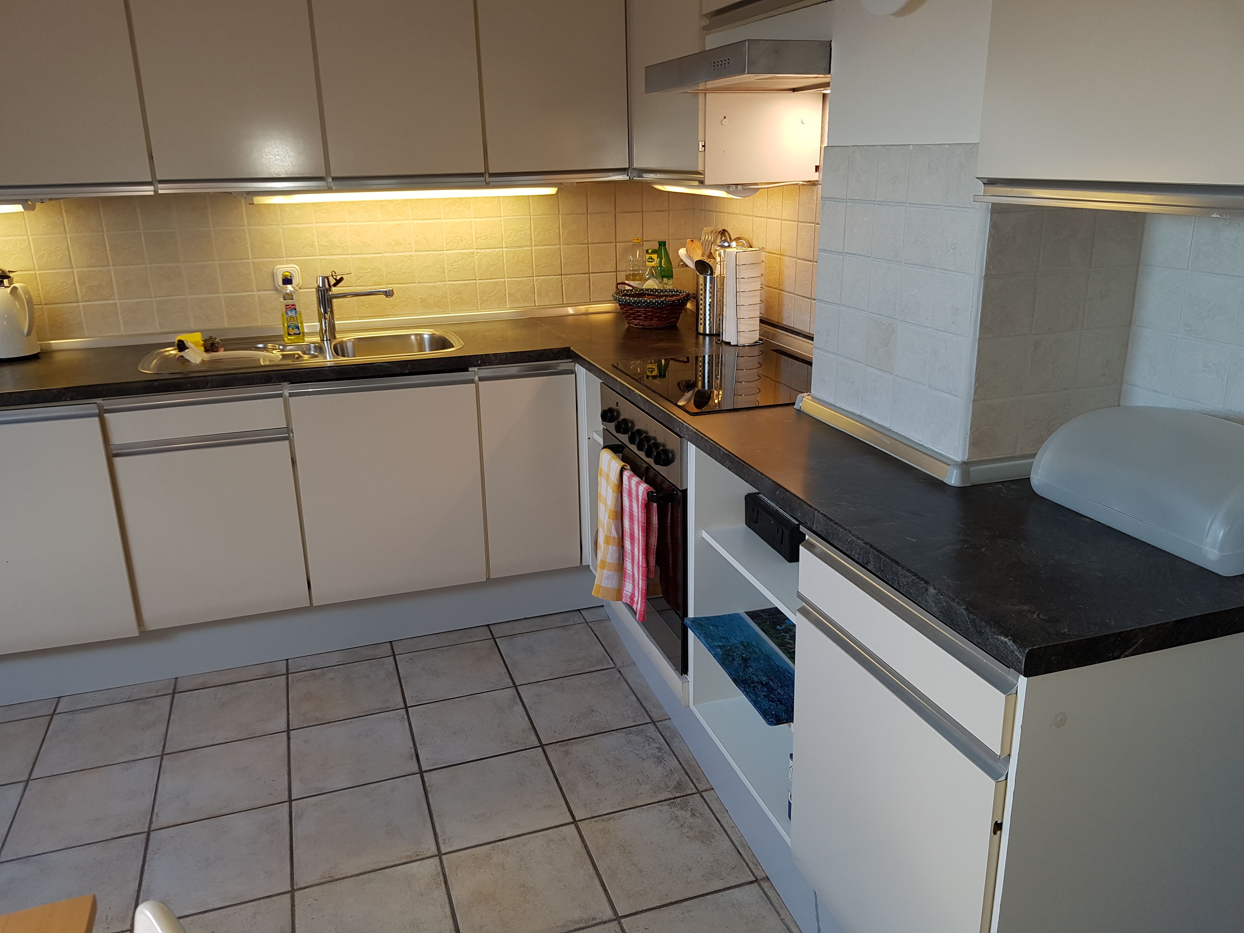 Separater Schlafraum mit 2 Einzelbetten